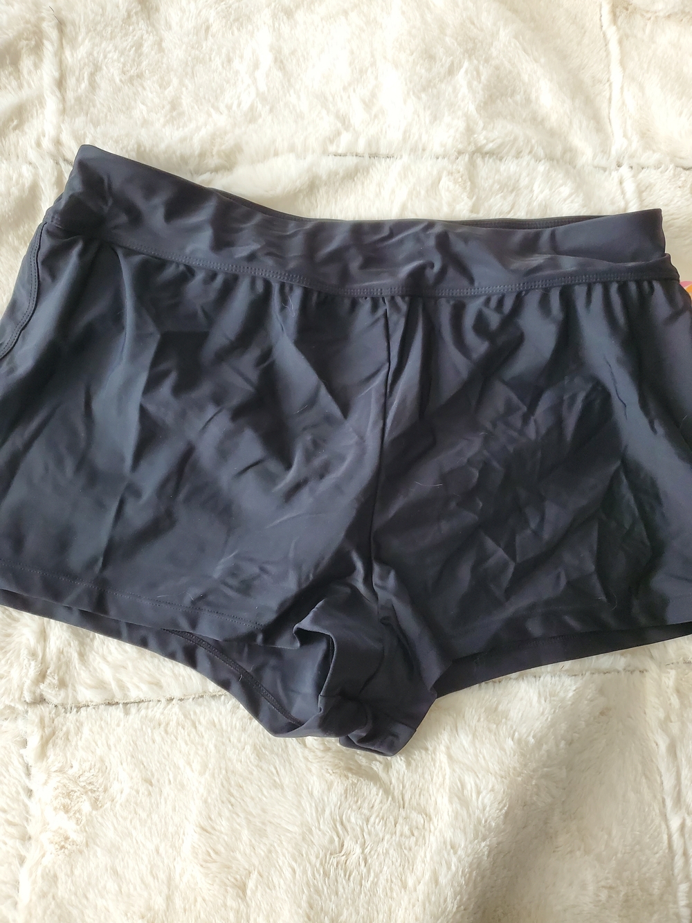 NWT Krista Shape Solution Hip Minimizer - Black Swim Shorts XL